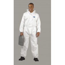 Disposable Type 56 Hooded White Coverall 