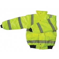 Yellow Hi Vis En471 Bomber Style Jacket S,M,L,XL,XXL,XXXL