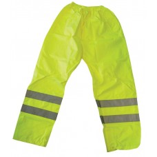 Hi Vis Yellow En471 Waterproof Overtrouser S,M,L,XL,XXL